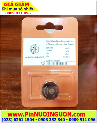 MORRIS GARAGES CR2032, Pin Remote Ôtô MORRIS CR2032 lithium 3v /Vỉ 1viên